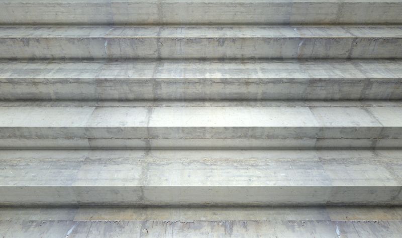 Concrete Steps Installation detail